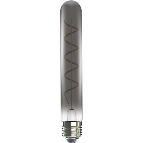 AMPOULE FILAMENT LED, E27, TUBE T185, AMBRE, TRSP., BLC TRS CHD, RéGL. HAMA