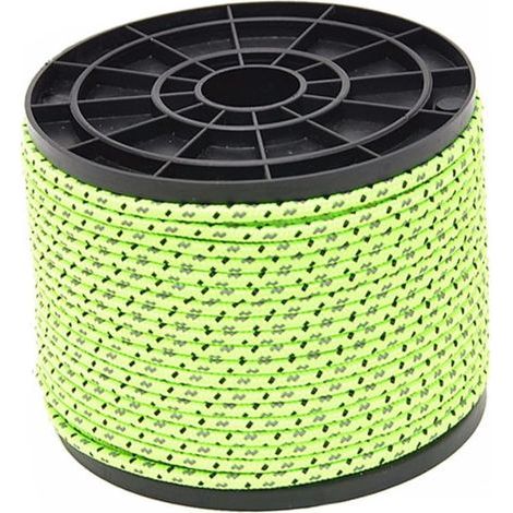 50m Outdoor Camping Tent Rope, 4mm Windproof Reflective Rope for Beach Tent (1/5)