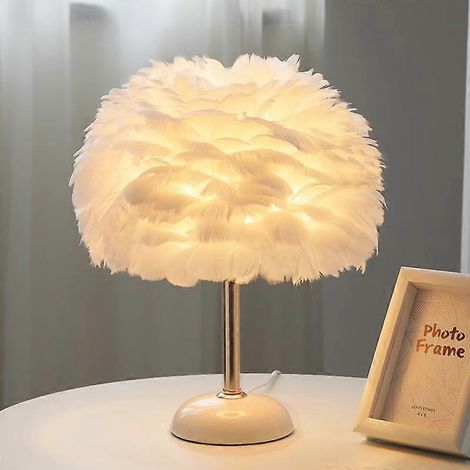 Lampe de table LED à ressort, lampe de bureau, base en métal chromé, hauteur 37 cm, sans ampoule, douille E27, variateur rotatif ( ) (1/3)