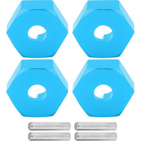 Coupleur hexagonal de moyeu de roue en alliage d'aluminium 104001-1871 pour pièces de voiture RC Wltoys 104001 (bleu) (1/5)