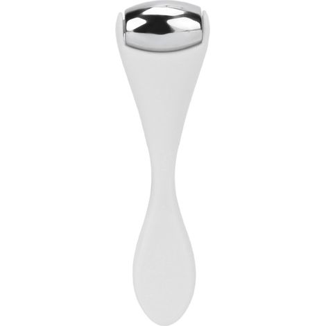 Rouleau de Glace Facial Mini pour les Yeux en Acier Inoxydable Portable - Réduit les Poches, Massage Glacé Blanc (1/5)