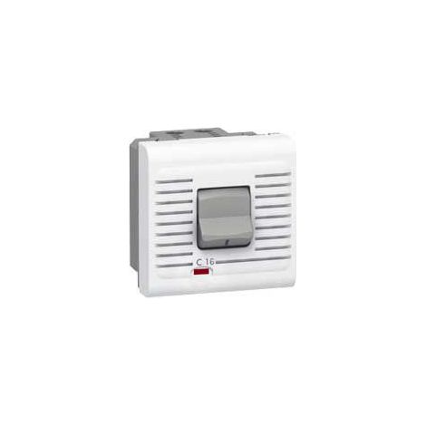 Legrand – Disjoncteur unipolaire magnétothermique 16A 230V – Courbe C – 2 modules – Blanc – Pouvoir de coupure 3000A – Installation en encastré ou saillie