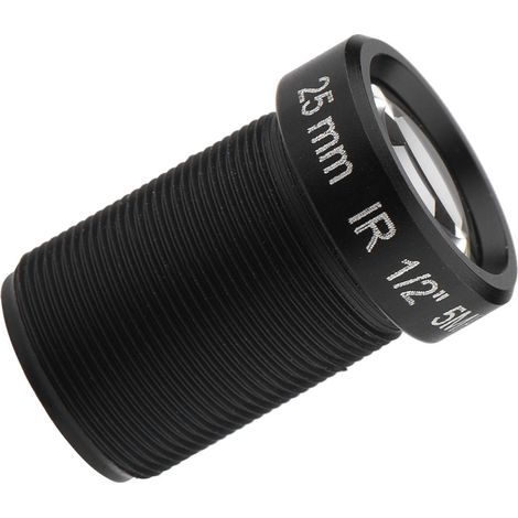 Lentille de caméra CCTV 25 mm super claire 5 millions de pixels 1/2 '' lentille de caméra de sécurité pour caméra WiFi (1/5)