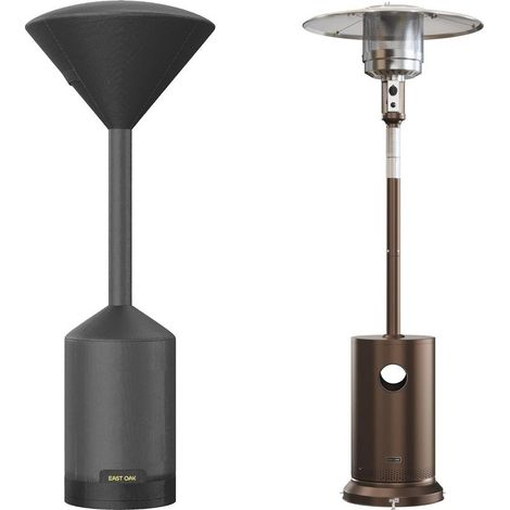 Chauffage et terrasse en colère et terrasse extérieure, tissu Oxford 300D, éclair fermenté, imperméable, résistance à la poussière, soleil, dôme de (1/5)