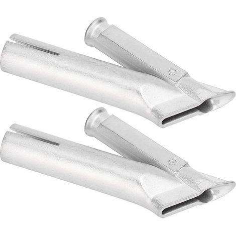 2 buses de pistolet à souder circulaires en acier inoxydable pour soudage rapide à air chaud et plastique. Accessoires pour torche de soudage rapide. (1/5)