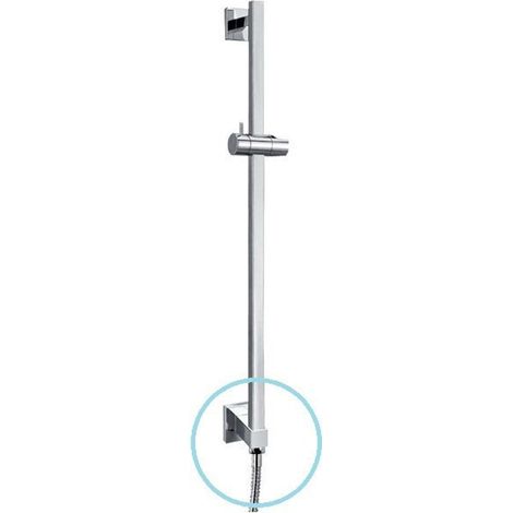 Sapho Nancy - Duschstange 60 cm, Wasserauslauf, Chrom 1202-04 (1/5)