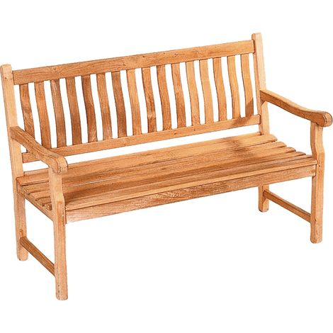 deVries Landhausbank ""MENDIP"" aus Teakholz Premium Gartenbank 140 x 54 x 94 cm