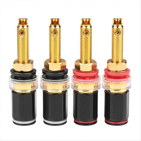 HiFi Enceinte Terminal Binding Post Pure Copper Doré Plated Amplificateur (1/5)