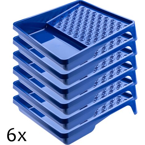 KADAX Farbwanne, Lackierwanne, Farbschale aus Kunststoff, 6, blau