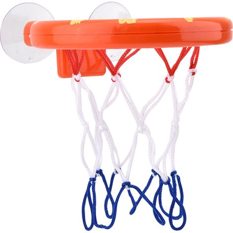 Jeu de basketball amusant pour le bain : panier et ballons pour enfants et tout-petits. (1/5)