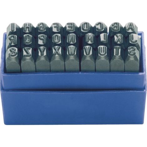 Abecedario De Golpe 05Mm Acero Jgo 27 Piezas 329 Kukko