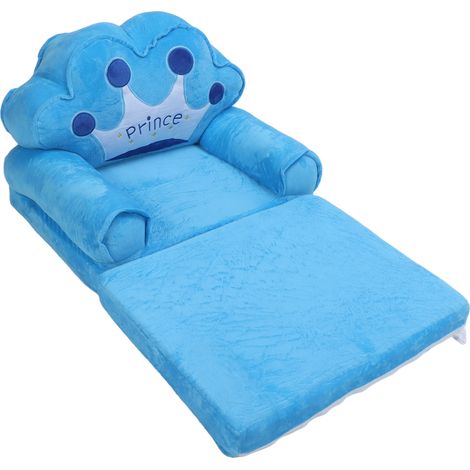 Canapé enfant avec méridienne à motifs, canapé-lit confortable et adorable pour petite princesse, double couche (1/5)