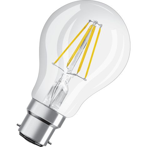 BOMBILLA LED ESTANDAR FILAMENTO B22D 7W LUZ CALIDA OSRAM (1/3)