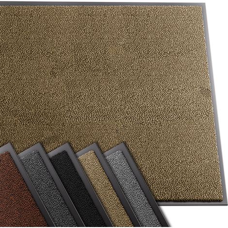 VOUNOT® Felpudo Entrada casa, 90x150cm, Beige