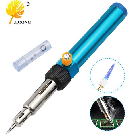 Fer à souder à gaz en forme de stylo, chalumeau, torche de soudage, fer à souder à gaz pour réparer, couper et souder des composants électroniques.