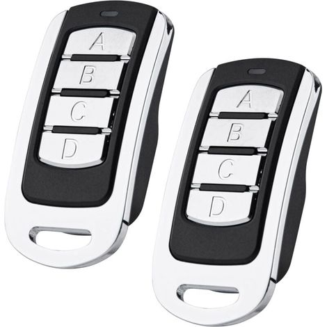 Ulisem 2er Pack Garagentoröffner 250-868 MHz für Hörmann HSM4 HSE4 SE2 HSM4 Handsender Kompatibel mit Marantec Digital D302 D304 D384 Handsender Kompatibel mit Berner Handsender
