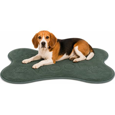 Panier Chien - Coussin Chien et Chat Orthopédique à Mémoire de Forme - Coussin Béquille Vert - Lavable - Antidérapant - 70x50 cm - Flamingo