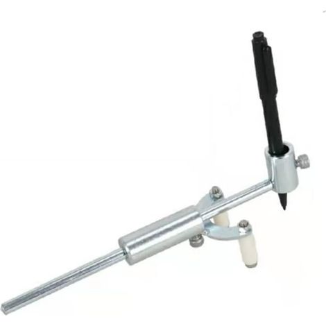 Herramientas para reparar abolladuras de coche, raspador de cejas ajustable para ruedas, paso de rueda, herramientas para marcar líneas de carrocería con rotulador. (1/5)