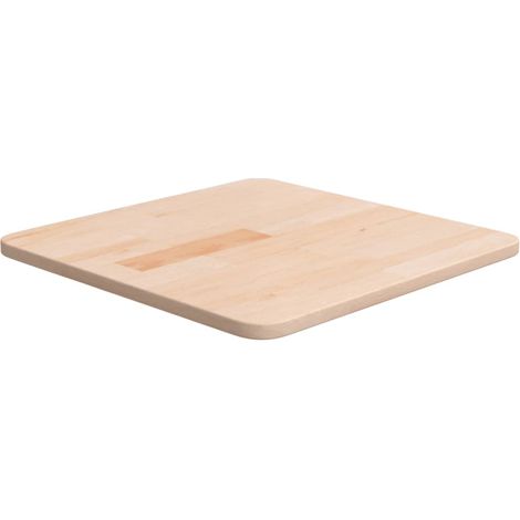 Tischplatte Quadratisch 40x40x1,5 cm Eichenholz Unbehandelt