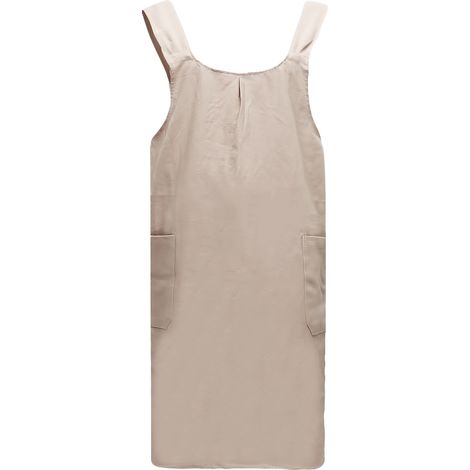 Tablier En Lin Et Coton Tablier Cuisine Dos Croisé Avec Poches Pour Cuisine Boulangerie Peinture Jardinage Nettoyage Unitaire (1/5)
