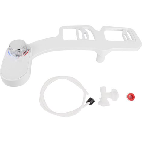 Rallonge De Chasse D Eau Sans Électricité - Siège Bidet À Double Buse - Raccord Direct Sur Robinet - Compatible Toilettes Standard - 1 Pièce (1/5)