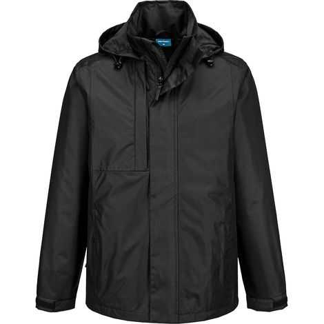 Giacca impermeabile Wx2 eco-sostenibile - Taglia M - Nero - Portwest