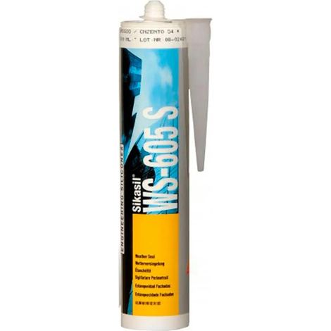 Mastic étanchéité sika WS 605 S noir 600 ml silicone