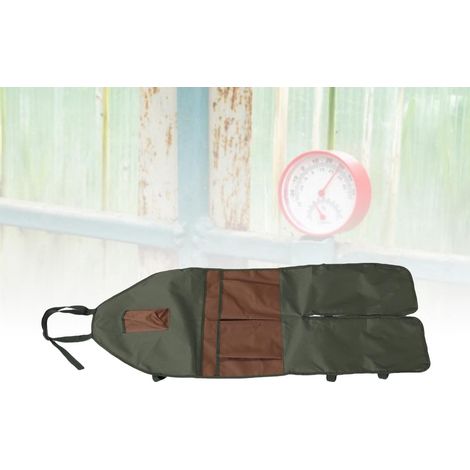 Nouvelle Jupette de Jardinage avec Poches Multiples pour la Taille et les Jambes, Vert Militaire Brun (1/5)