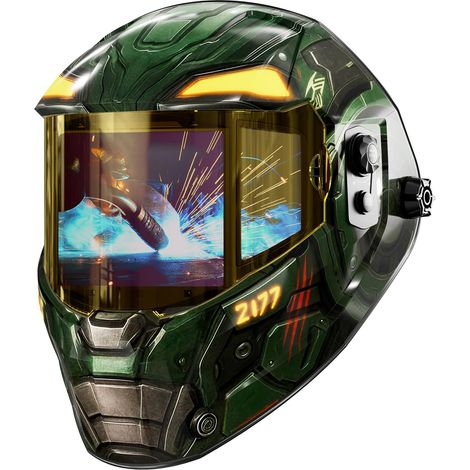Welding Helmet 2 LED - Triple-View 3 Self-Darkening Lenses, LCD (1/5)