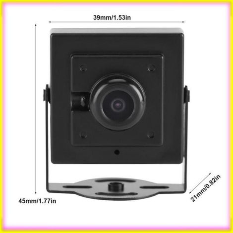keenso Caméra grand angle Mini HD 700TVL 100 ° grand angle 2,1 mm objectif caméra de sécurité jour intérieur extérieur linge lit (1/5)