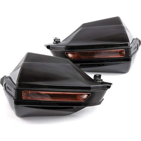 Moto Protection des mains Poignée Bouclier Moto Motocross Scooter Coupe-vent Guidon Équipement de protection - Noir (1/4)