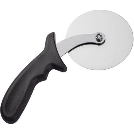 Pizzamesser, Pizzaschneider aus Edelstahl, Küchenutensil mit Fingerschutz, ein Muss für Pizzaliebhaber, spülmaschinenfest. (1/5)