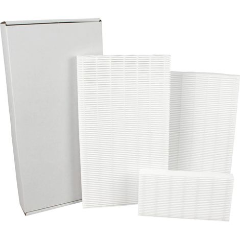 Crystal Filter – Kit de 3 filtres à air F7 pour VMC Duolix Max et Max Hygro – Filtration fine 40-60% particules 0.4µm – Remplace Atlantic 412077
