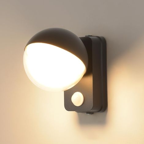 18W Induction Wall Light LED Waterproof Wall Lamp IP65 Interior Exterior, 350° Swivel, for Entrance Room Entrance Living Room Salway Stairs Corridor Balcony (1/5)