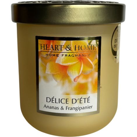 Petite bougie parfumée délice dété 110 g (1/3)