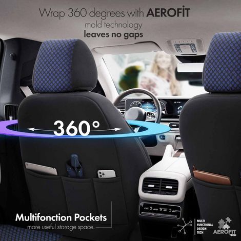 Ensemble de housses de siège auto OTOM SPORT PLUS 104 BLEU NZ (1/5)
