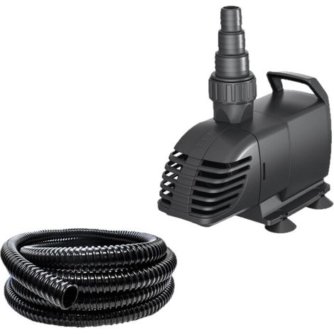 Pompe de bassin 3500 L/h – 14W, + 10m de tuyau 25mm, de qualité  et économique