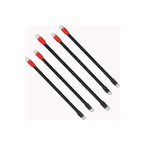 5-teiliges Set flexibler Golfwagen-Batteriekabel für 36V und 48V (ab 1994).