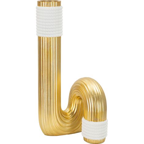 Elide, Vaso Colore Struttura oro, Bianco (1/5)