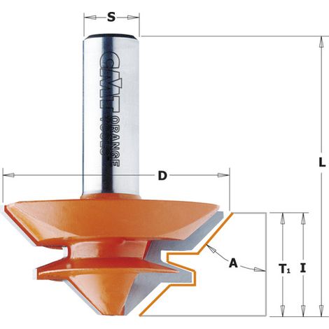 CMT – Coupe-joints HW 45 gr. Z2 S = 12 D = 50,8 x 22,2 x 60,3 RH – Pour bois dur et teck – Coupe nette sans éclat
