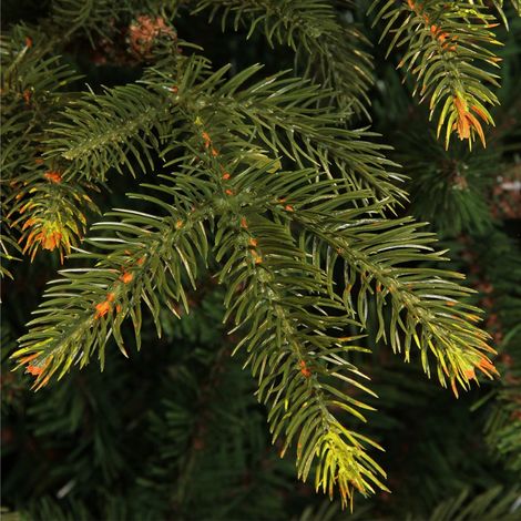 Sapin de Noël Artificiel Vert en PE et PVC Réaliste pour Intérieur H 155 x Ø 109 cm - PANGIVO