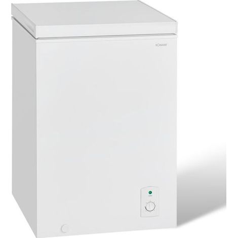 Congélateur coffre 100L 4 étoiles – Capacité de congélation 4,5 kg/24h – Plage de température ≤ -18°C – GT7355BLANC – Bomann (1/3)