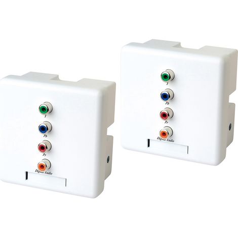BeMatik - Extender Audio Numérique UTP Cat.5 émetteur et le récepteur vidéo YPbPr mur YW02D (1/2)