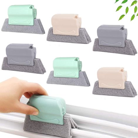 Nettoyage rapide de tous les coins et recoins, outils de nettoyage de joints, brosse de nettoyage de rainures de fenêtres, brosse magique pour le nettoyage des fenêtres, brosse de nettoyage créative ( (1/5)
