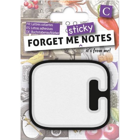 Dimenticami i post-it con la lettera C