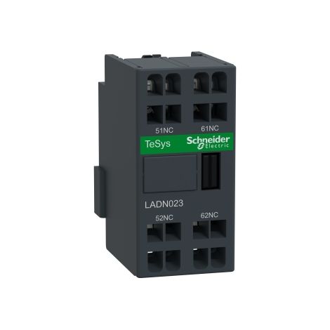 Contacto auxiliar B.RES 2NC, ideal para circuitos eléctricos, 10A, 250V.