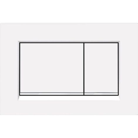 Applies to Geberit Sigma30 dual-flush plate, matt white (115.883.01.1)