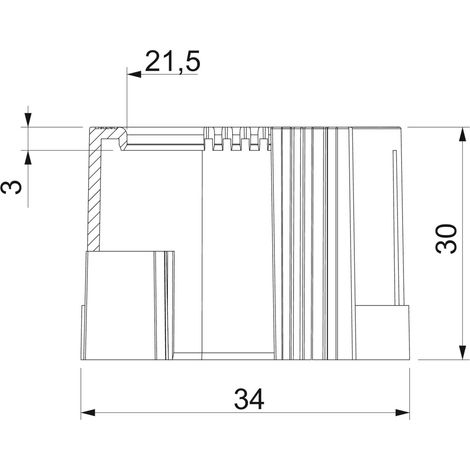 OBO Bettermann Rohrendtülle teilbar PG 129 TB PG21