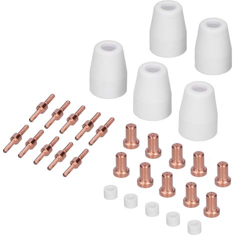 Plasma-Elektroden-Spitzendüsen-Schneidbrenner-Verschleißteile-Set Schweiß- und Schneidzubehör PT-3130 Stück (1/5)