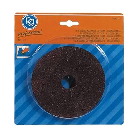 Dischi abrasivi su fibra Ø115 mm - Grana 36 - 6 pezzi - 347.00